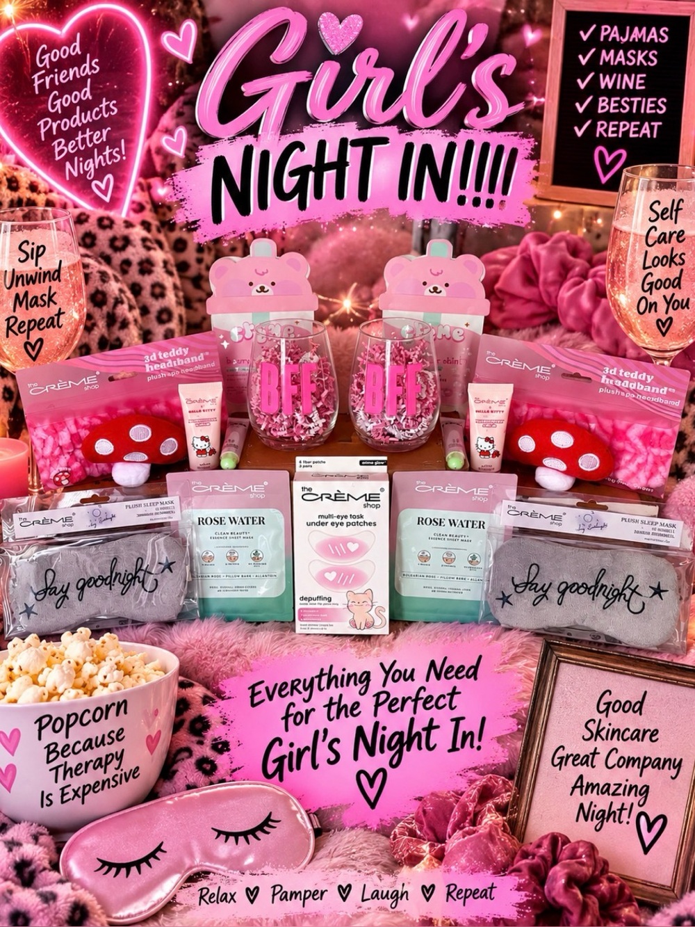 Treat Yo’self!! Girls’ Night In Self-Care Spa Night